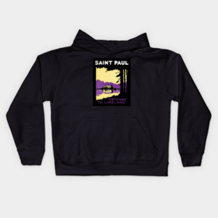 1920 Saint Paul, Gateway to Lakeland Kids Hoodie