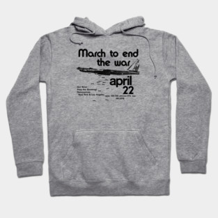 1972 March to End the Vietnam War Hoodie