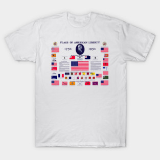 1932 Flags of American Liberty T-Shirt