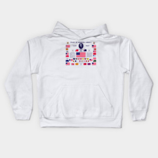 1932 Flags of American Liberty Kids Hoodie