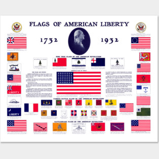 1932 Flags of American Liberty Posters and Art