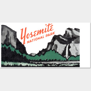 1940 Yosemite National Park Posters and Art