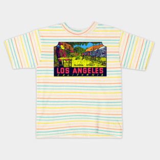 1960s Olvera Street Los Angeles Kids T-Shirt