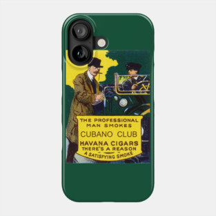 Vintage Cubano Club Cigars Phone Case