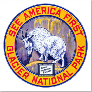 1930s Glacier National Park Posters and Art