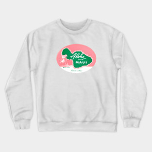 1950's Aloha from Maui Hawaii Crewneck Sweatshirt
