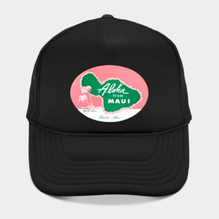 1950's Aloha from Maui Hawaii Hat