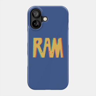 McCartney Ram Text Phone Case