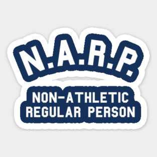 NARP Non-Athletic Regular Person Sticker