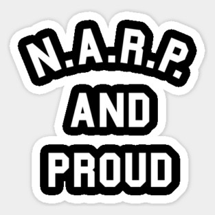 NARP and Proud Sticker