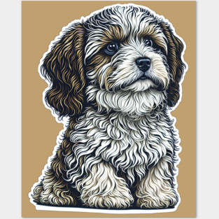 Proud Havanese Puppy Dog Posters and Art