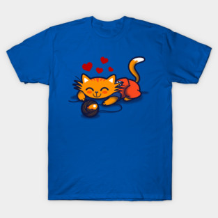 Cute Anime Cat T-Shirt
