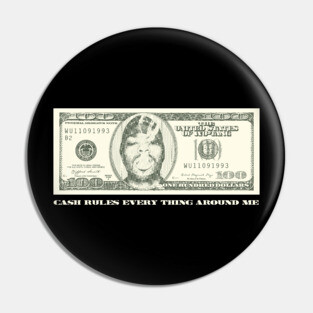Method Man Cash Rules - 100 Pin