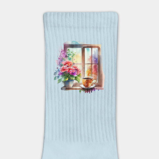 Morning Coffee at the Window by Luxinda