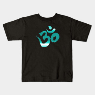 Spiritual Awakening Yoga Meditation Om Aum Symbol Kids T-Shirt