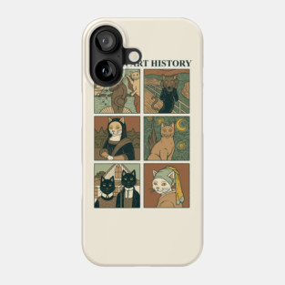Cats in Art History Phone Case
