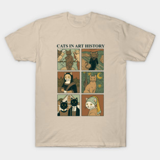 Cats in Art History T-Shirt