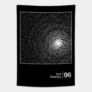 Tool - Third Eye / Minimal Style Graphic Artwork Design Tapestry
