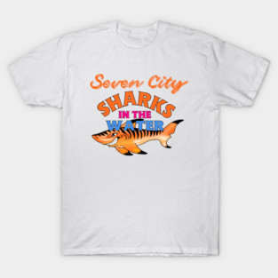 Portsmouth Tiger Sharks In The Water T-Shirt