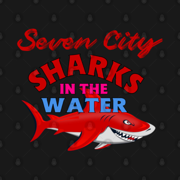 Virginia Beach Mako Sharks In The Water by Seven City Sharks