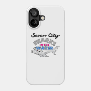 Norfolk Bull Sharks In The Water (B) Phone Case