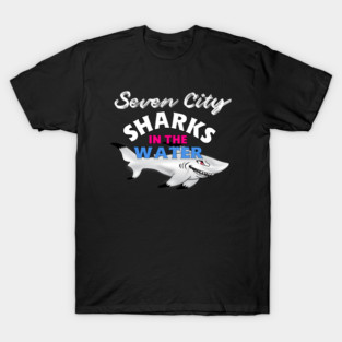 Newport News Black Tip Sharks In The Water (W) T-Shirt