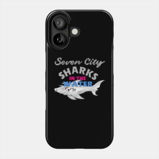 Norfolk Bull Sharks In The Water (S) Phone Case