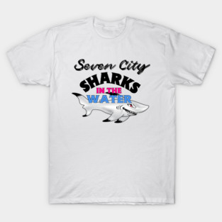 Newport News Black Tip Sharks In The Water (B) T-Shirt