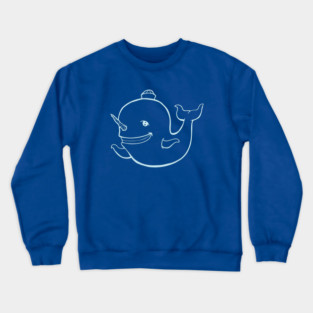 Narwhal for Dark Shirts Crewneck Sweatshirt