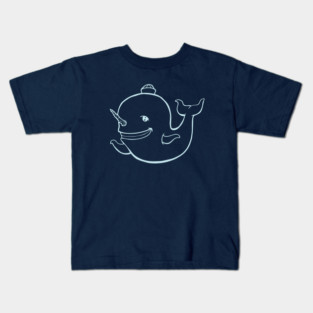 Narwhal for Dark Shirts Kids T-Shirt
