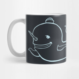 Narwhal for Dark Shirts Mug