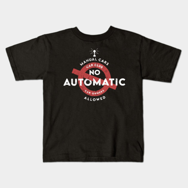 No automatic allowed Kids T-Shirt by enrynz
