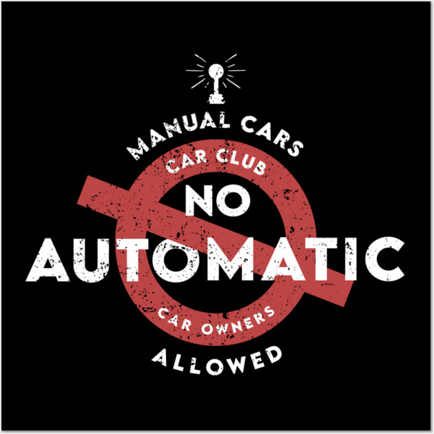 No automatic allowed Wall Art by enrynz