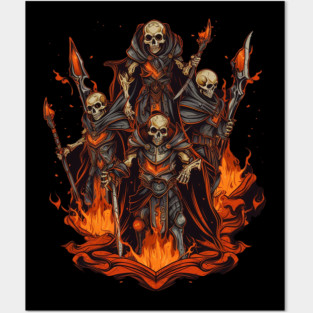 Skeleton Warriors Posters and Art