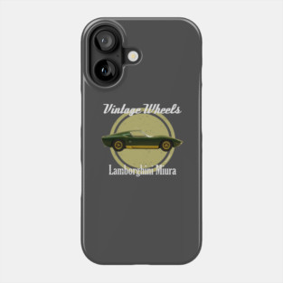 Vintage Wheels - Lamborghini Miura Phone Case