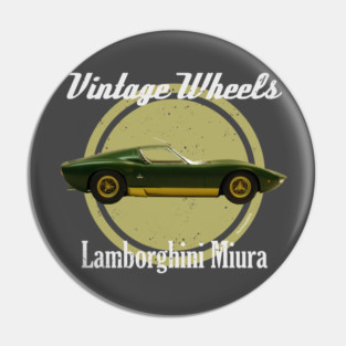 Vintage Wheels - Lamborghini Miura Pin