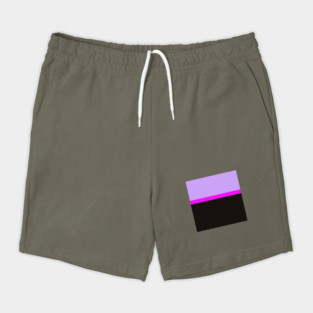 black pink and purple minimalist abstract design Shorts