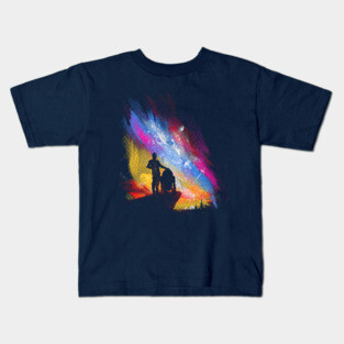 sunset on tatooine Kids T-Shirt
