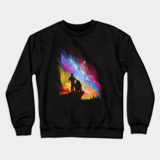 sunset on tatooine Crewneck Sweatshirt