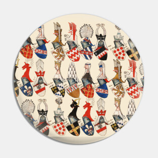 COAT OF ARMS OF PARTECIPANTS OF MEDIEVAL TOURNAMENT IN PRUSSIA Pin