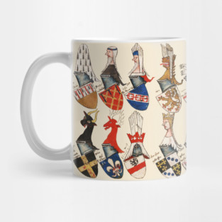 COAT OF ARMS OF PARTECIPANTS OF MEDIEVAL TOURNAMENT IN PRUSSIA Mug