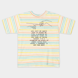 All Too Well Kids T-Shirt