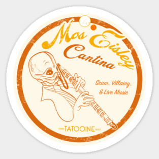 Scum, Villainy, & Live Music Sticker