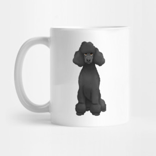 Black Standard Poodle Dog Mug