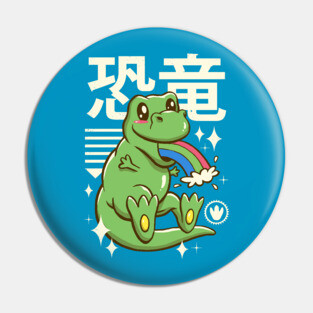 Kawaii T-Rex Pin