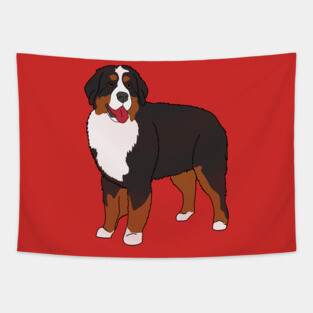 bernese mountain dog Tapestry