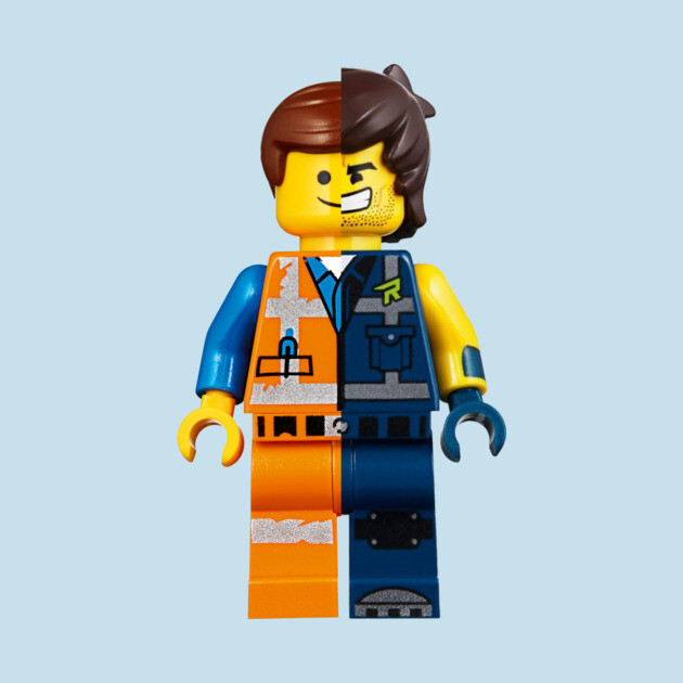 Rex Characters From Lego Movie Emmet And Rex Dangervest New 