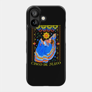 Cinco De Mayo - Folklorico Dancer Phone Case