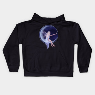 Birth of a Star Moon Fairy Kids Hoodie