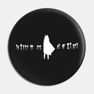 Not Forgotten - White Pin